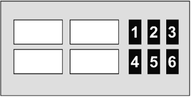 Opel Movano B (2020-2021): Diagrama de fusíveis