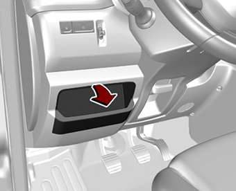 Opel Movano B (2020-2021): Localização da caixa de fusíveis