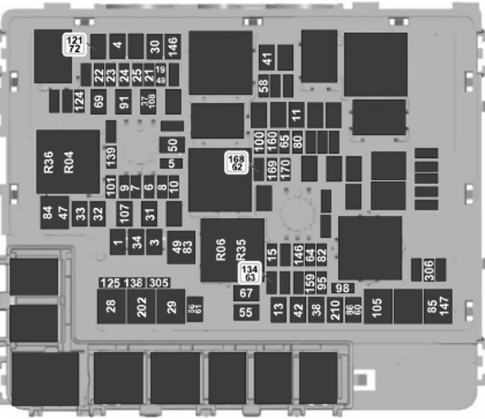 Ford F-150 (Brasil) (2023): Diagrama de fusíveis