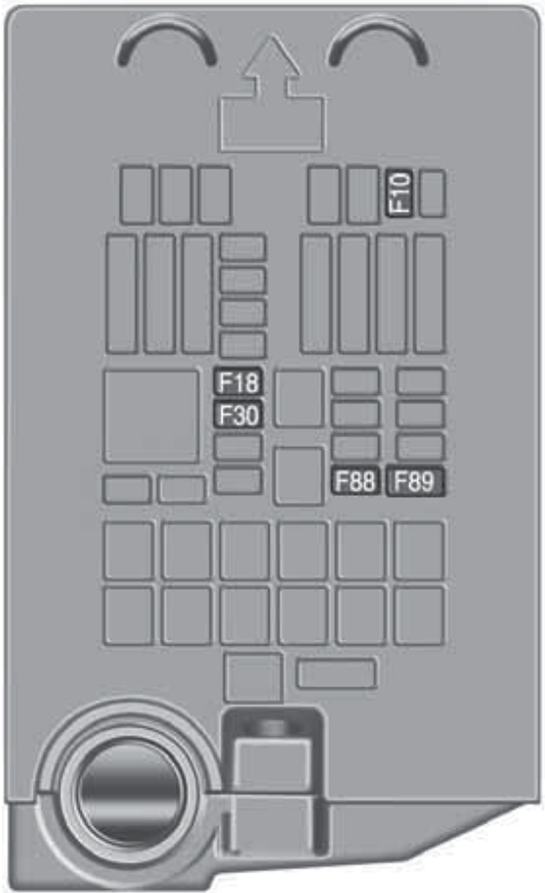 Jeep Renegade (2015-2018): Diagrama de fusíveis