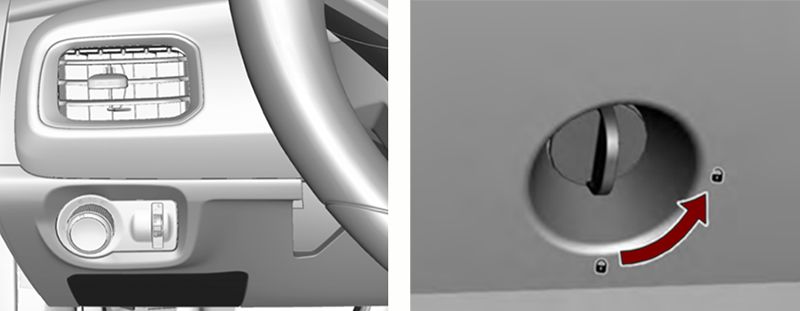 Chevrolet Prisma (2013-2018): Localização da caixa de fusíveis